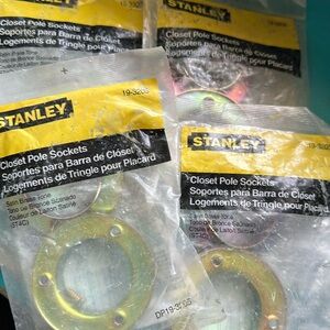 Stanley closet‎ pole sockets
